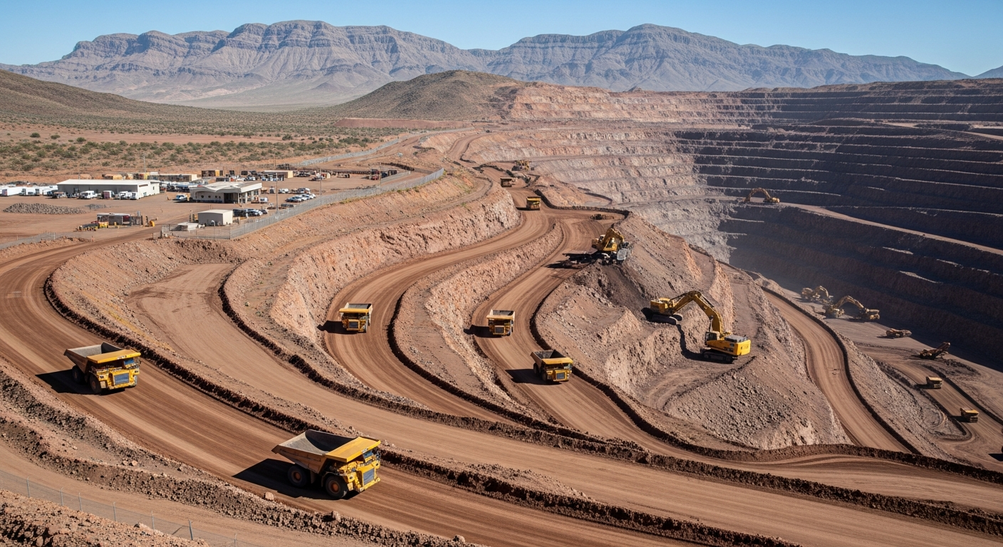 Open-pit mine security operations